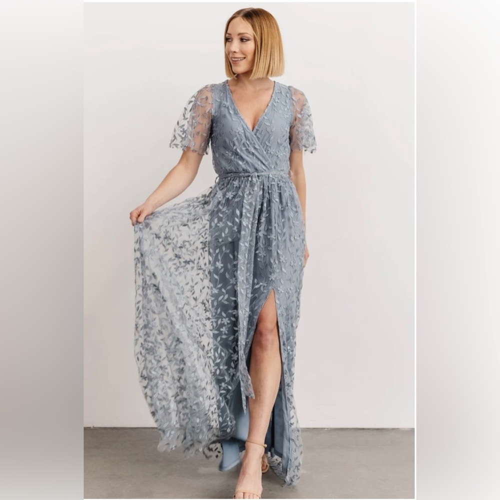 Baltic Born Marseille Embossed Maxi Dress